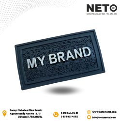 LOGOLU METAL ETİKET LOGOLU METAL ETİKET