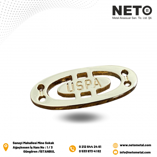 LOGOLU METAL ETİKET LOGOLU METAL ETİKET