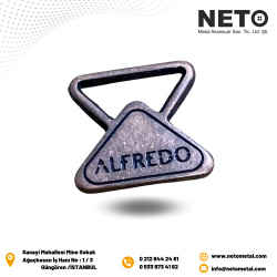 LOGOLU METAL ETİKET LOGOLU METAL ETİKET