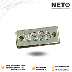 LOGOLU METAL ETİKET LOGOLU METAL ETİKET