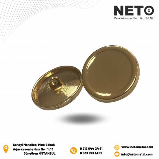 NTD-257 23 MM ALTTAN DİKME DÜĞME NTD-257 23 MM ALTTAN DİKME DÜĞME