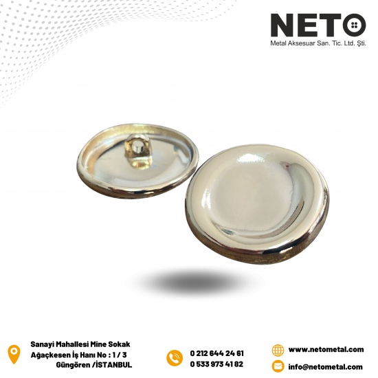 NTD-266 23 MM ALTTAN DİKME DÜĞME NTD-266 23 MM ALTTAN DİKME DÜĞME