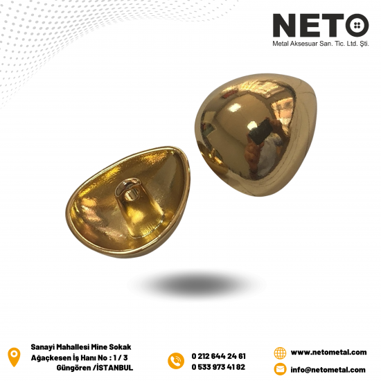 NTD-272 22 MM ALTTAN DİKME DÜĞME NTD-272 22 MM ALTTAN DİKME DÜĞME