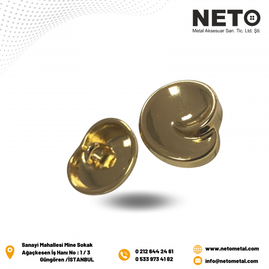 NTD-281 17 MM ALTTAN DİKME DÜĞME