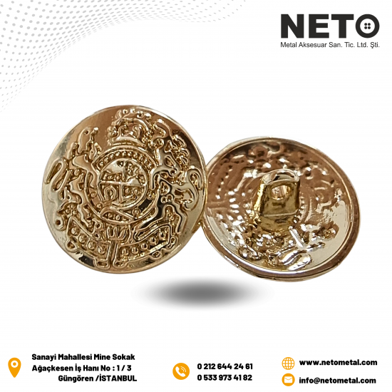 NTD-292 18 MM ALTTAN DİKME DÜĞME