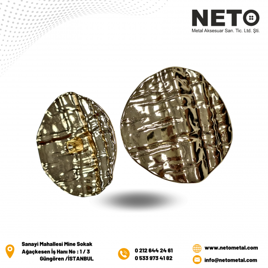 NTD-310 40 MM  ALTTAN DİKME DÜĞME